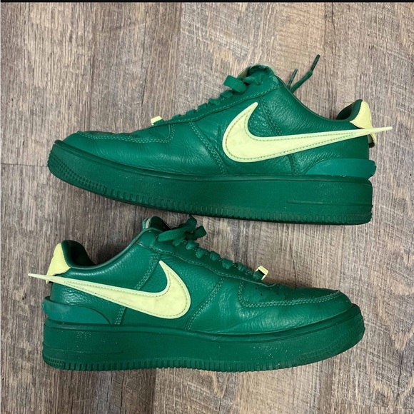 AMBUSH x Nike Air Force 1 Low SP Pine Green Citron - Picture 2 of 8